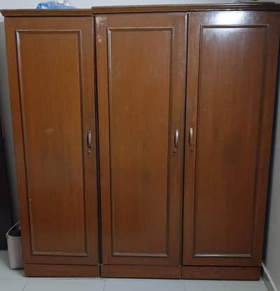 Wooden wardrobe