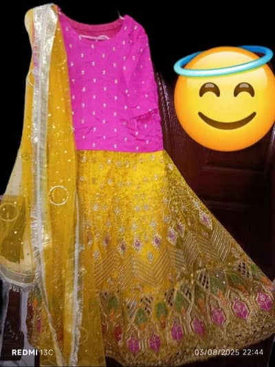 yellow lehnga dupaata shocking kurti only 4000pkr ,
