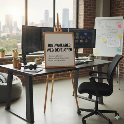 Job Available For Web developer.