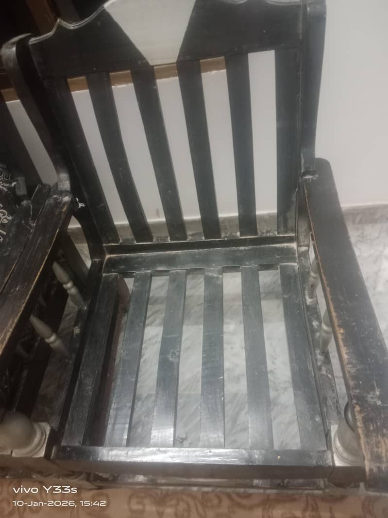 drawing sofa set + wooden sofa chairs 8