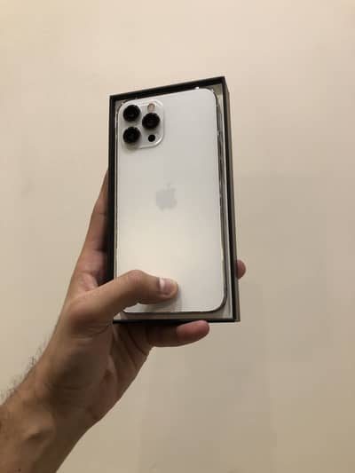 Iphone 12 pro max (pta approved) 256gb with box