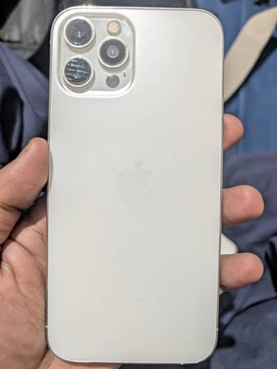 12 pro max 128gb White Colour with original Panel