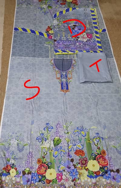 Free delivery linen 3 pics suit