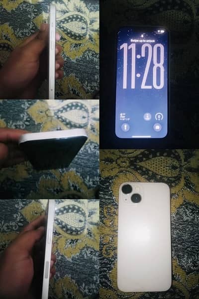 iPhone 13 128 gb 76 battery health touch glass change Han