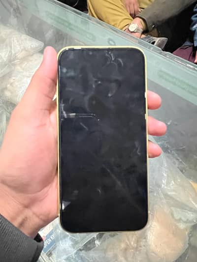 Iphone 14plus JV 128gb battery health 83 collar yellow candisan 10/9