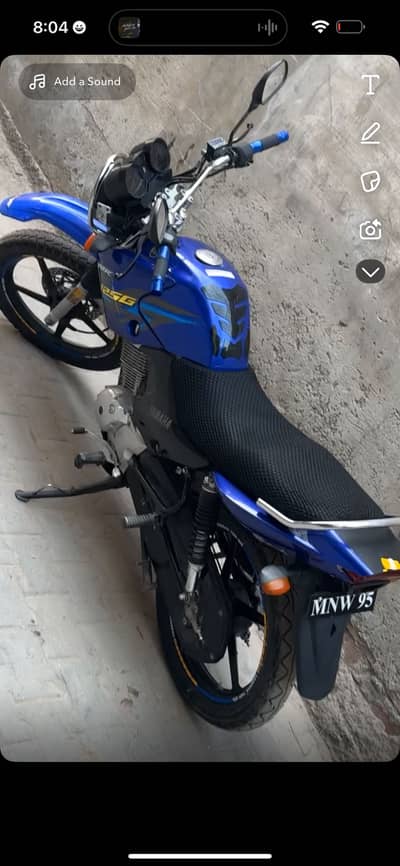 YBR 125G 2019 Model Golden number-95