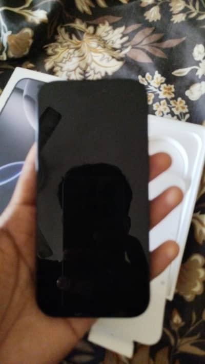 iPhone 16 pro box open JV  128gb black colour