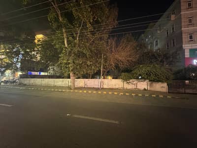 7 Kanal Prime Commercial Plot for Sale on MM Alam Road Gulberg Front & Back Road Access