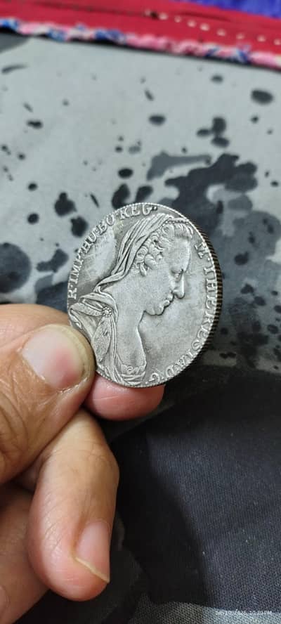 British Empress 1780 Maria Theresa Thaler, Very Rare Coin & Old Coin