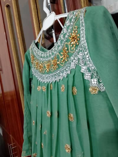 long frock with shrara