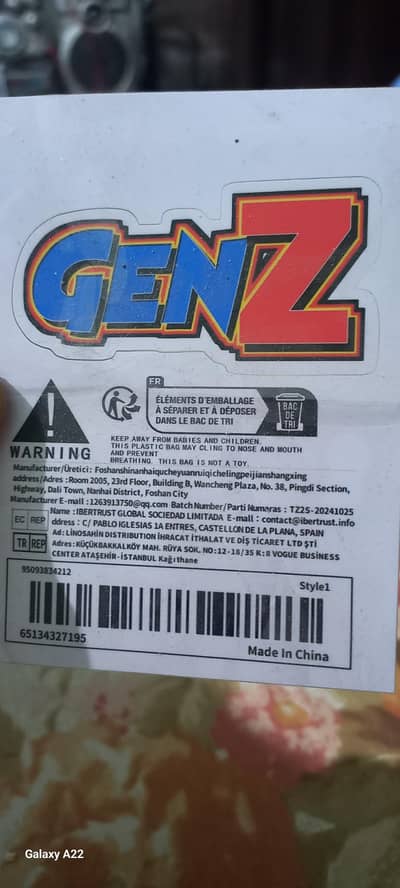 GenZ car sticker