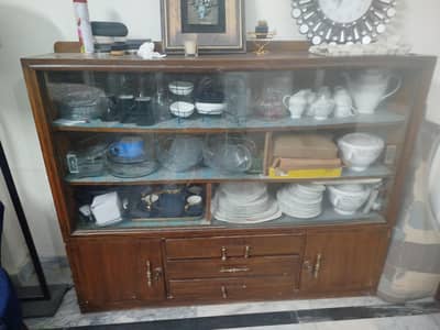 3 tier crockery showcase