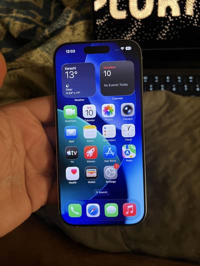 16 PRO 256GB 100% Battery Health PTA APPROVED White Titanium