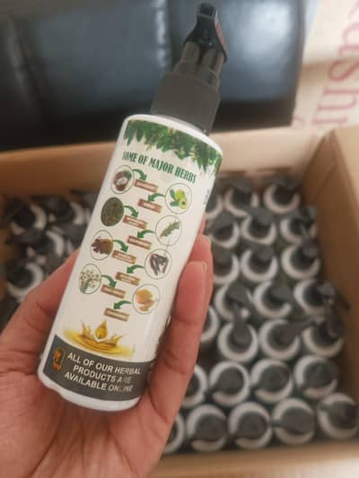 Bloom and Grow hair oil by Herbishell