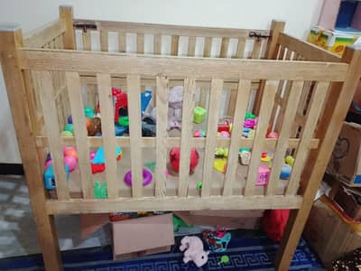 wooden baby cot for sale