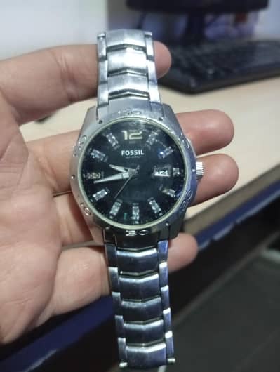 Fossil Designer Analog Black Dial Men's Watch-AM4089