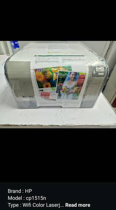 HP printer laserjet colour printer  model 1515 &brand  chese