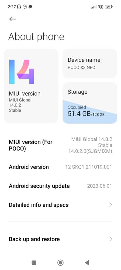 Poco X3 NFC Official Pta Approved 6/128 GB