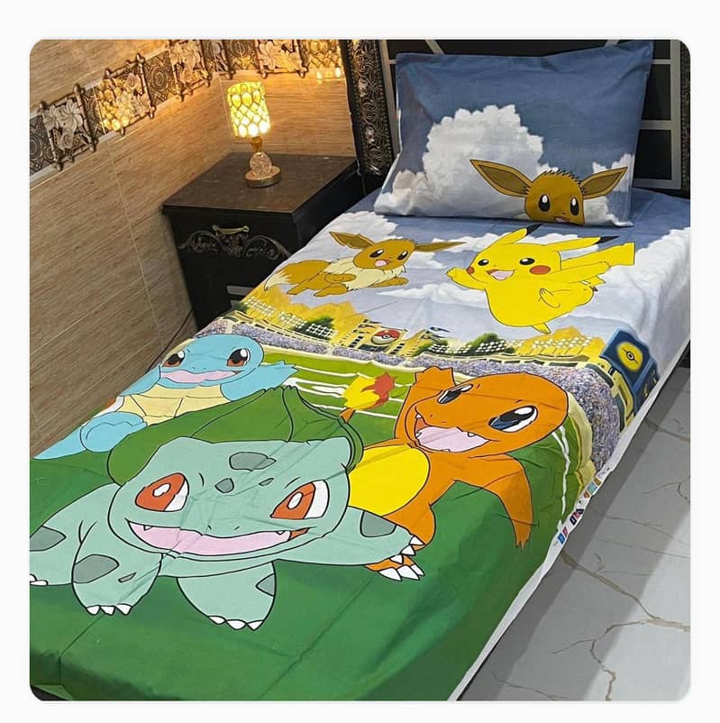 Bedsheet + single bedsheets 3