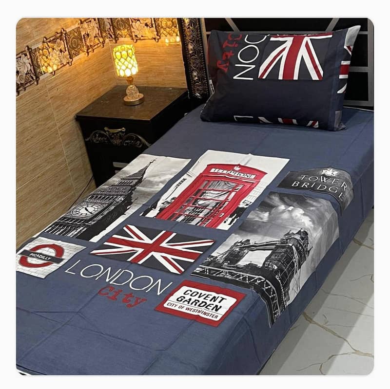Bedsheet + single bedsheets 4