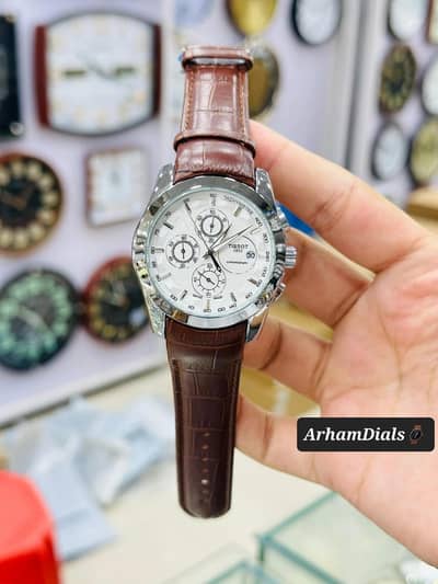 Tissot Chronograph Premium Leather strap Watches