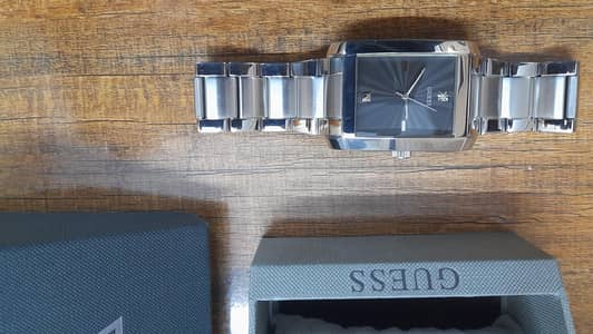 Guess Steel Diamond Men's Watch