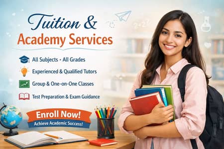 Online and physical academy and tution service