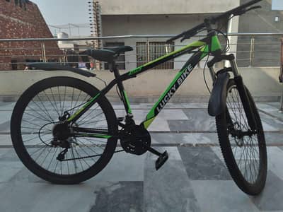 sports bicycle in new condition