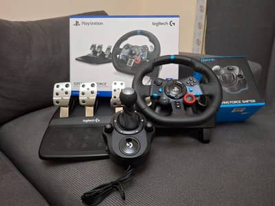 Logitech G29 wheel + shifter combo (read complete add)