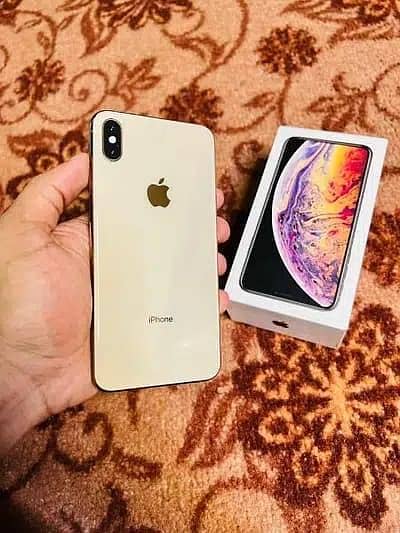1Apple IPhone XS Max PTA approved 256GB Water pack
