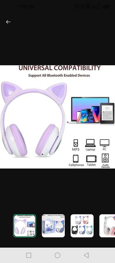 Gaming head phones for girls delivery