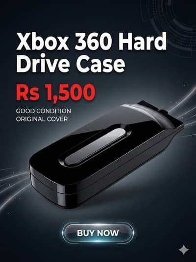 Xbox 360 original Microsoft hard drive case or cover for sale