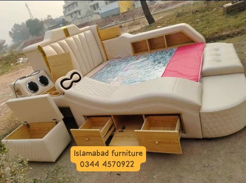 multipurpose smart bed#double bed#smartbed#bedset 18