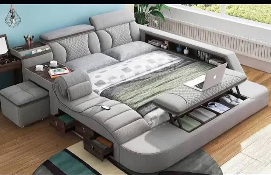 smartbed#multipurposebed#bedset#moderenbed#chiinesebed 3