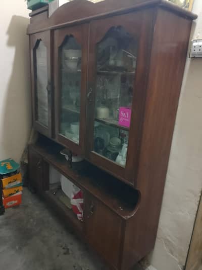 Show case made by hard wood