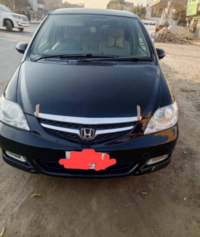 Honda city 2006  model black colour Sindh number