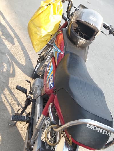 Honda CD 70 2019 model Islamabad number all documents compl03359845973