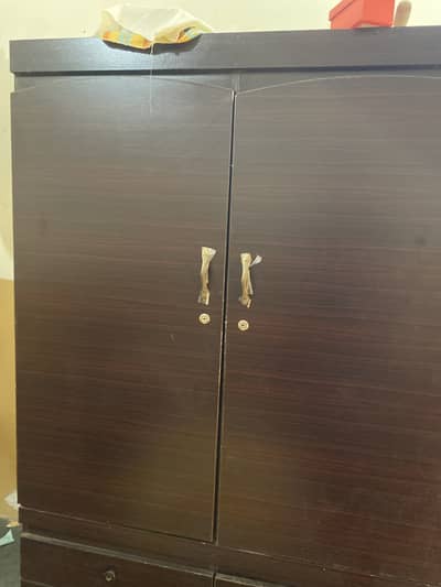 Wooden wardrobe
