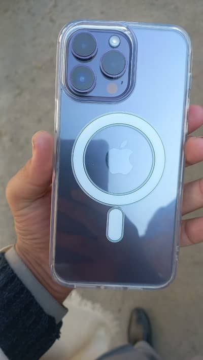 Apple iPhone 14 Pro Max Jv 128 gb 100 health 10/10 condition