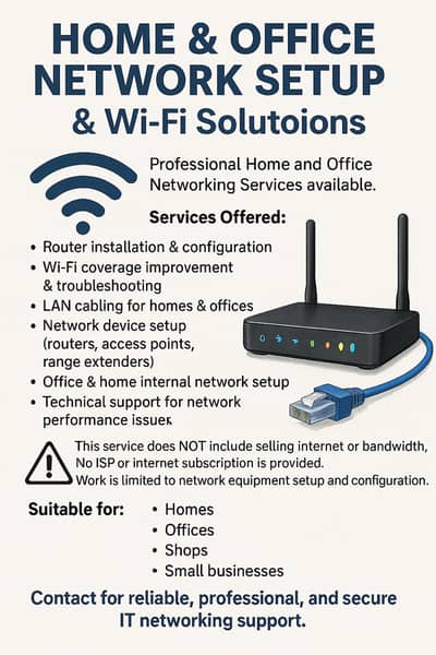 Repair and Manage Home & Office Network Setup | Router & Wi-Fi