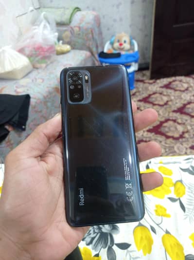 redmi note 10 4+2gb 128gb non pta exchange possible 03150815779