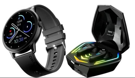 Luna smartwatch and gaming earbuds