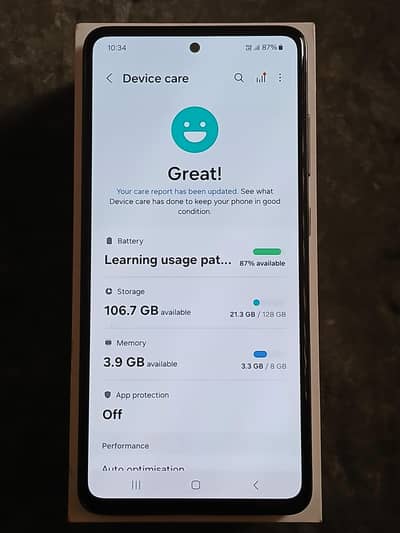 samsung a52s 8+8/128 official pta approved