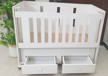 Baby Cot with Brand New Mattress | Condition A+