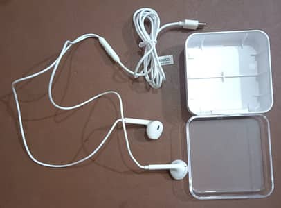 Miniso Type-C Wired Earphones - Original & Never Used - White