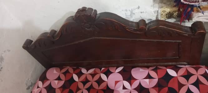 single bed in solid wood