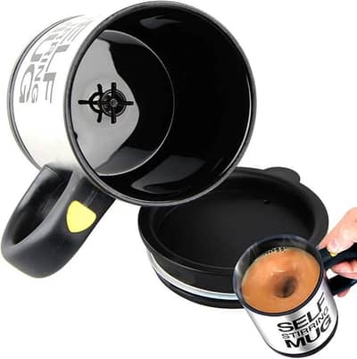 Self stirring mug 1 Pcs. Effortlessly mix your drinks.