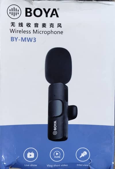 Boya Microphone (Lightly Used, Perfect Condition)