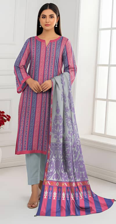 Ladies Lawn 3 Pc Suits