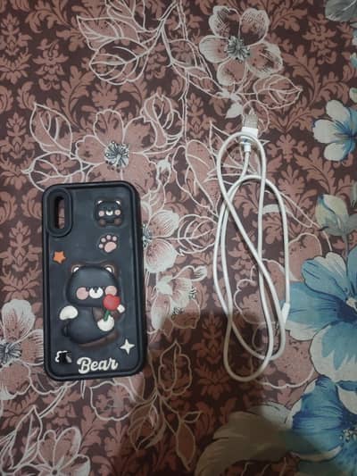 Urgent Deal | A10 Mobile Back Cover + type E Charging Cable | Combo